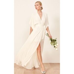 Reformation Winslow Dress in Ivory